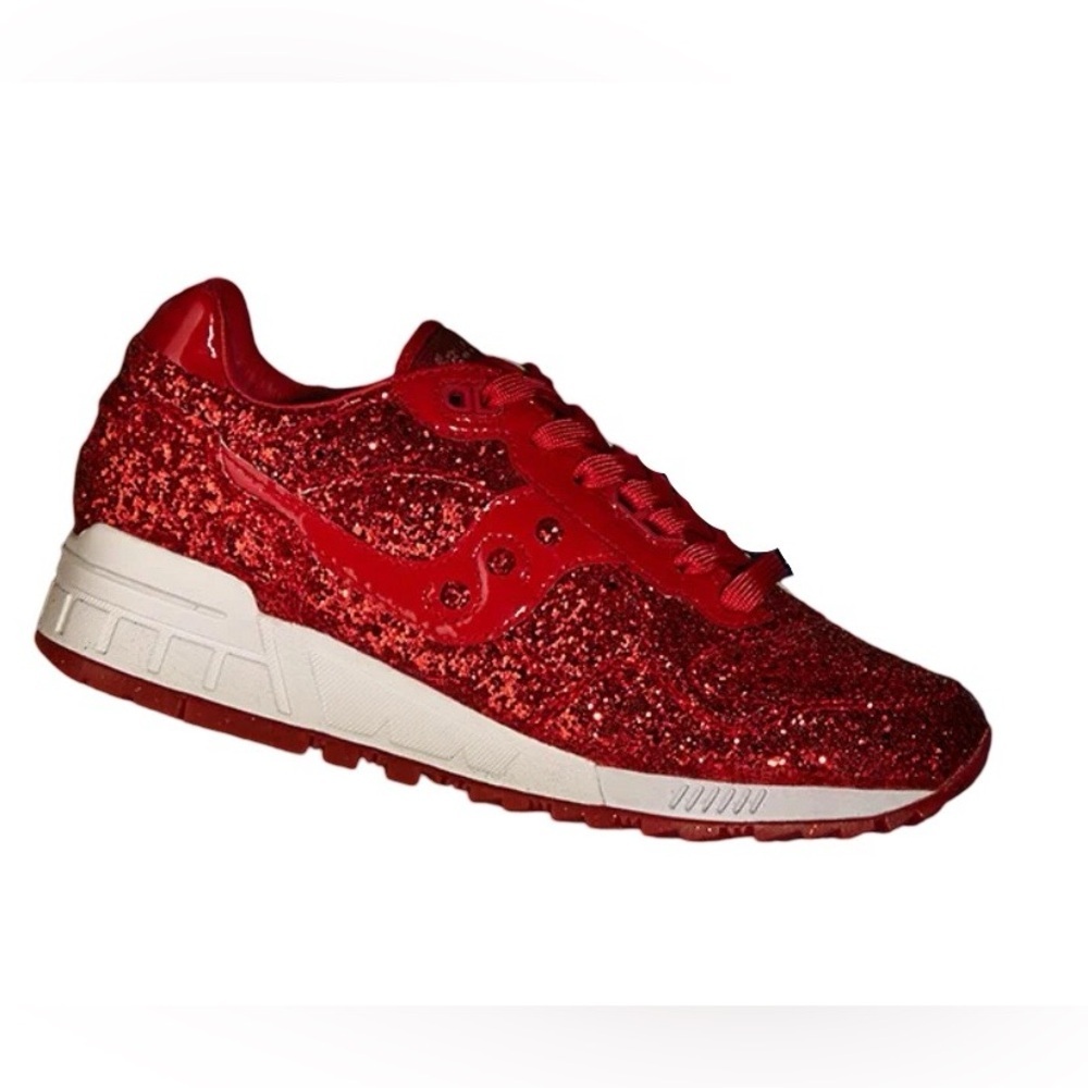Saucony red glitter shadow 5000 women’s size 6